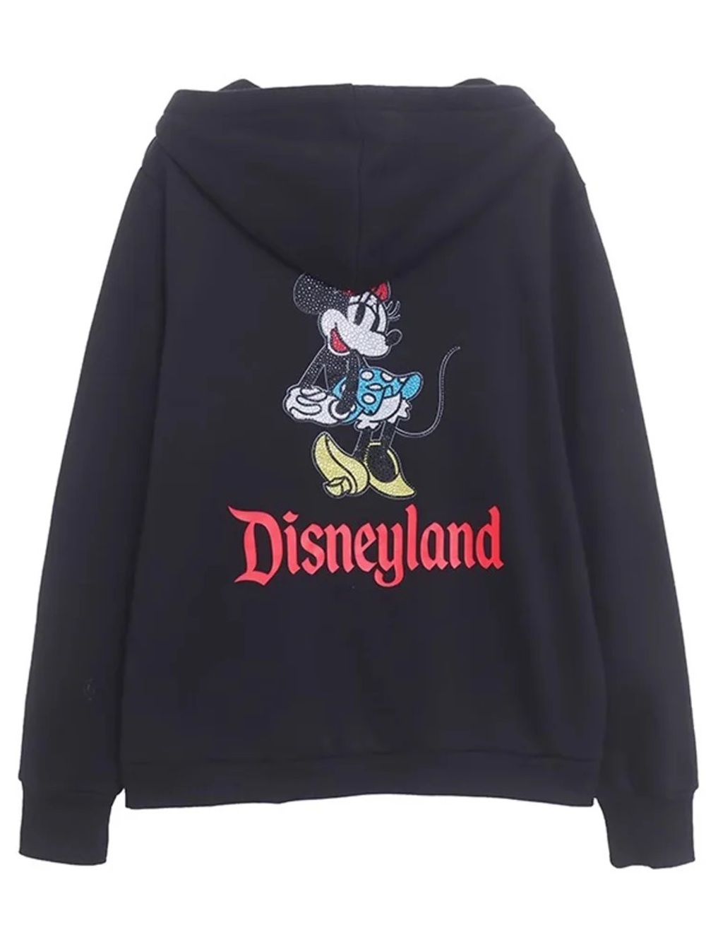 Disneyland Bling Minnie Mouse Hoodie nwt Size XS Disney Parks Sweater